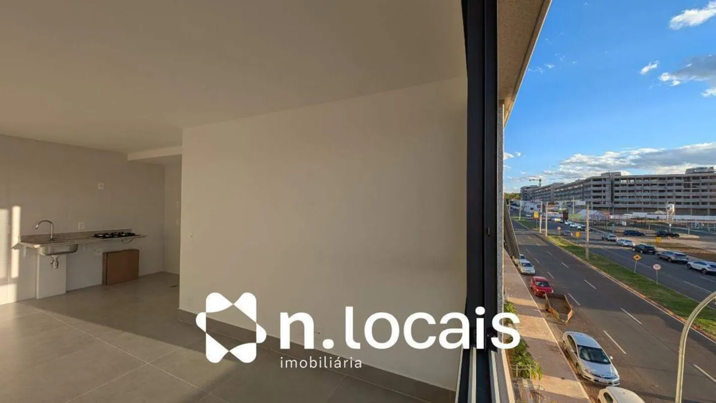 Apartamento para com 51 m²dois quartos, sendo 1 suítesala integrada à cozinha, b...