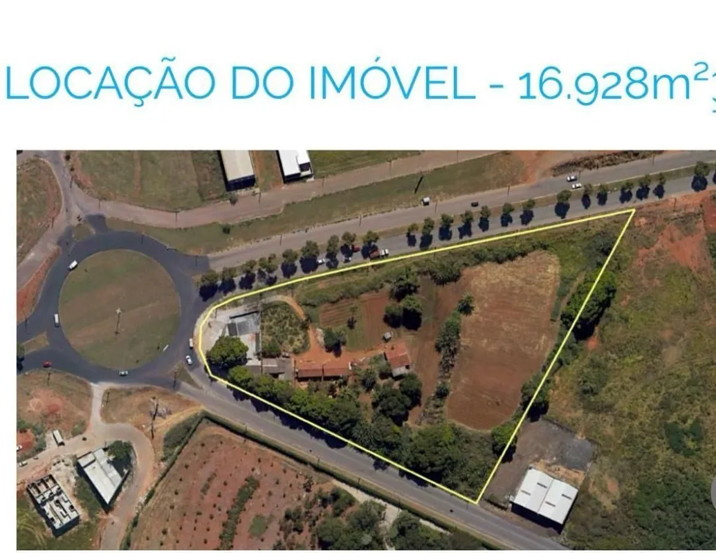 Área com 16.928 m² localizada em ponto privilegiado, com grande fluxo de veículo...