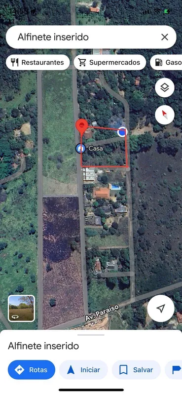 hácara S. Canedo5100m2 Escriturada Asfalto na porta1 casa grande e 1 pequenaTerr...