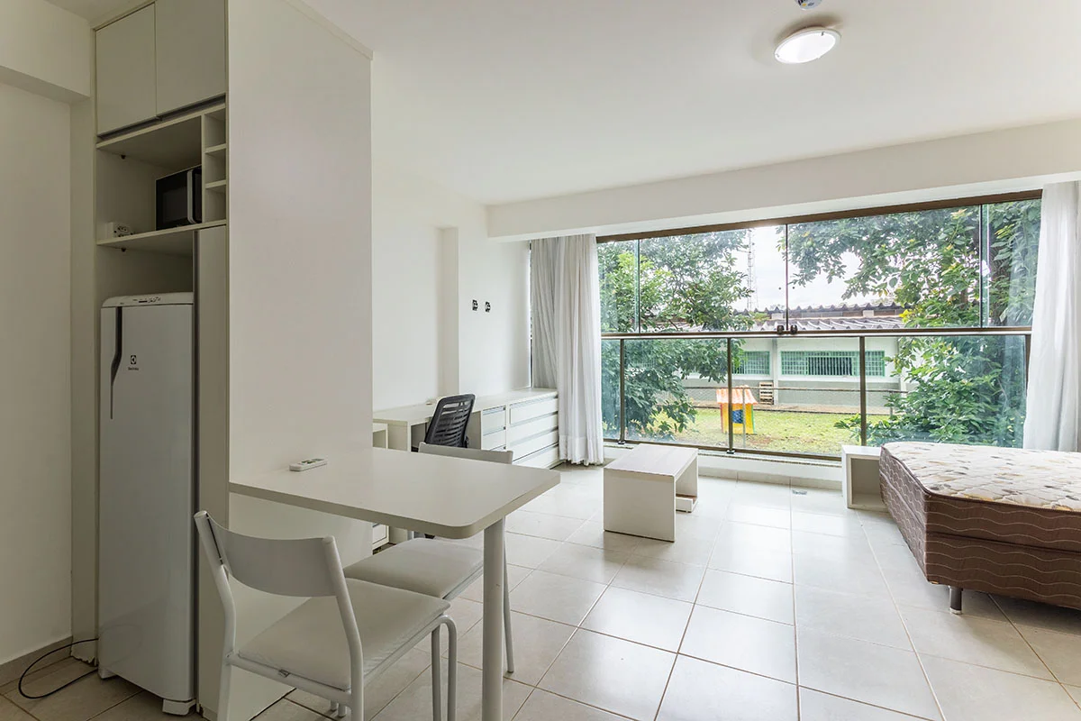 Excelente kitinete disponível para locação na Asa Norte, localizada na SGAN 915,...