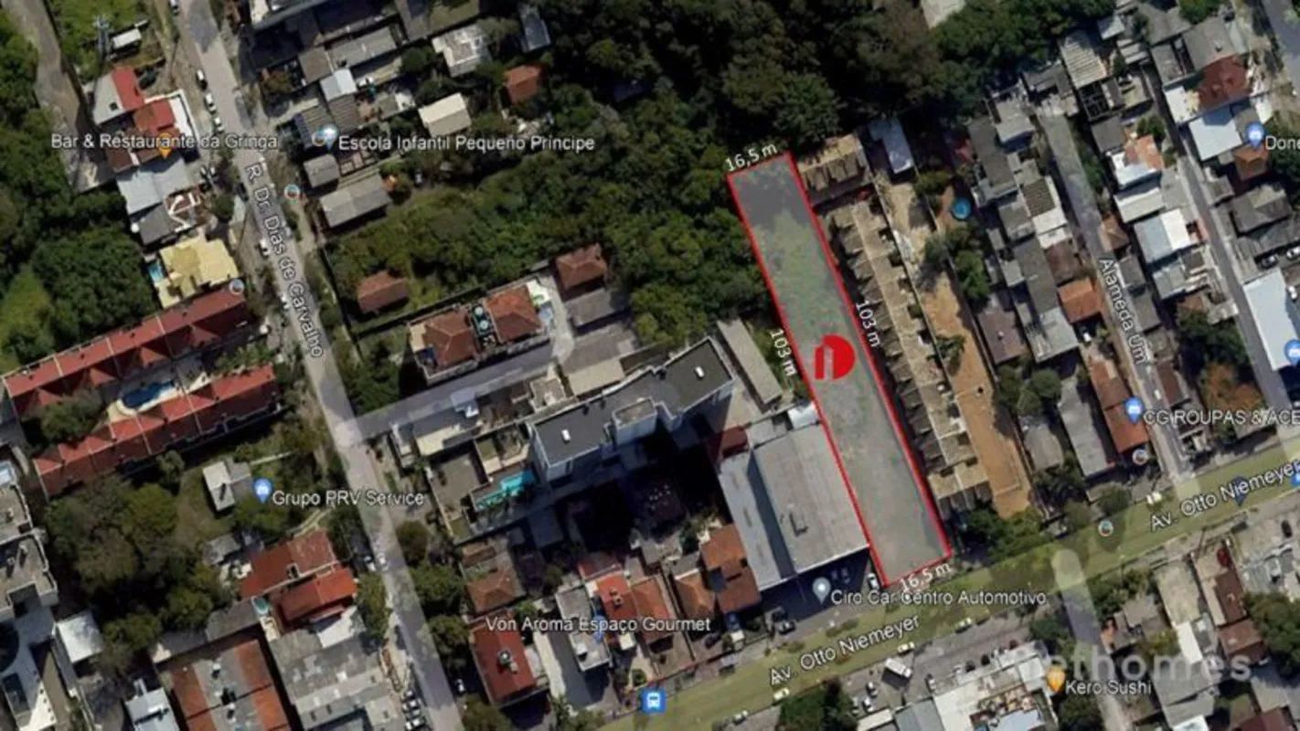 Excelente terreno com 1699m² (16,5 x 103) com projeto aprovado para construção d...