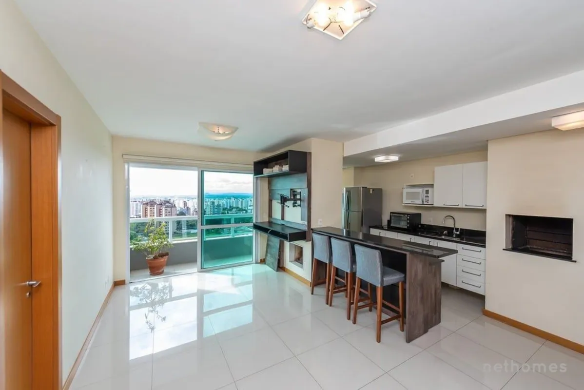 Apartamento de 1 dormitório com suíte e 57 m ² privativos, 1 vaga escriturada co...