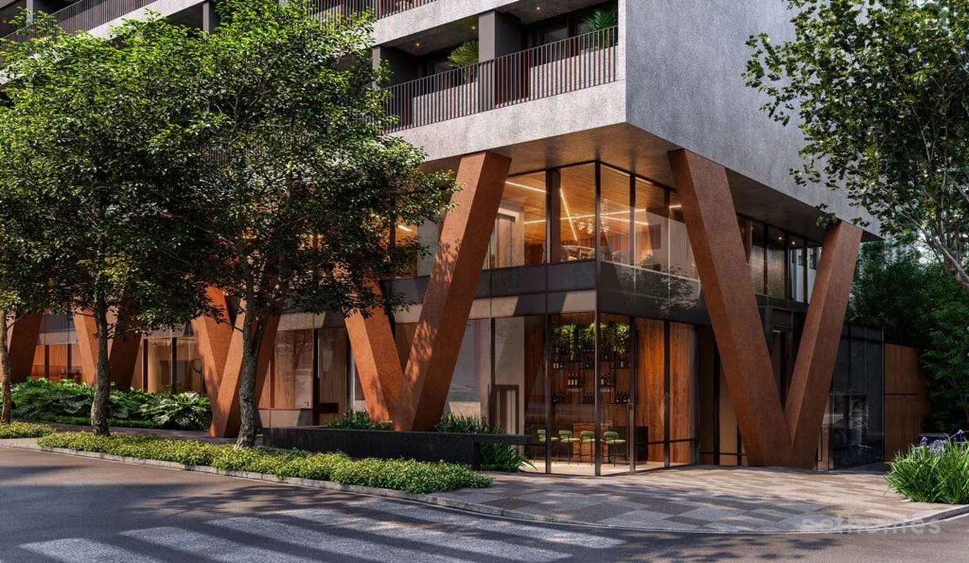 Uapé é um projeto com influências modernistas, que flutua na rua que leva o nome...