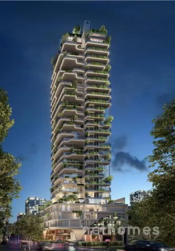 Um projeto autoral e inusitado, com arquitetura atemporal de linhas curvas e lev...