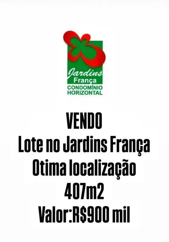 405m2QuitadoPx a academia, portaria, capela e forte apache.Valor: R$ 900.000 16/...