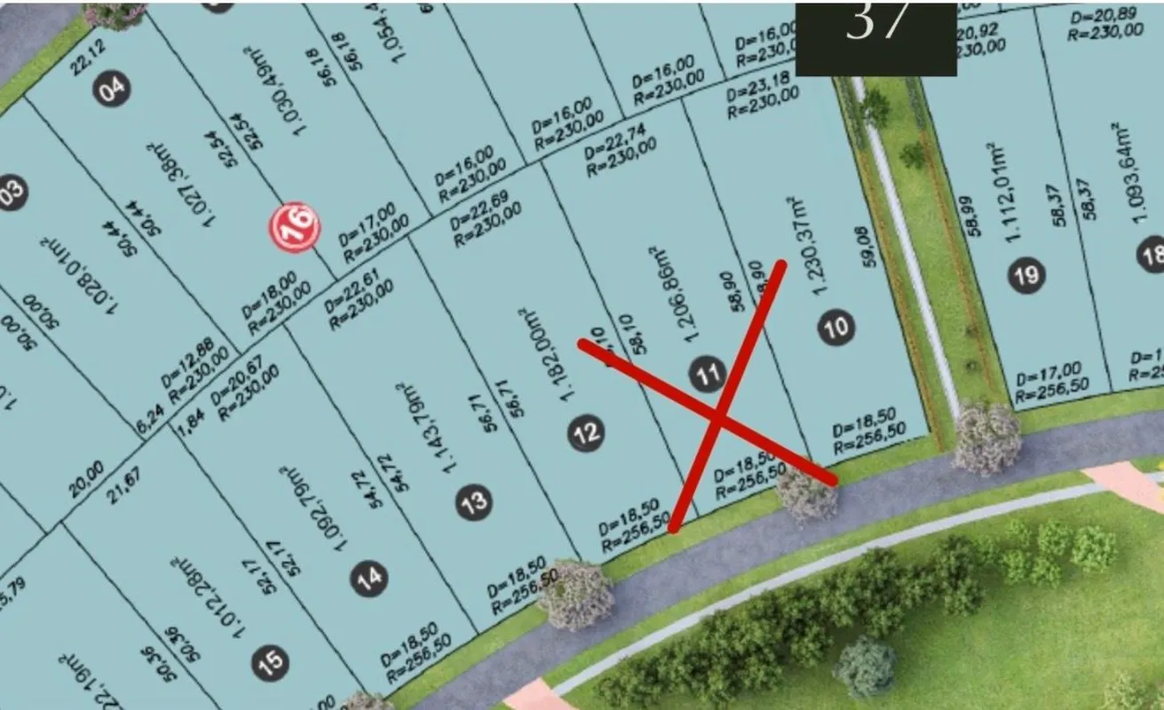 Ágio | Fazenda Lumiar – 1ª Etapa 1.207 m²• Lote na primeira etapa• Excelente loc...