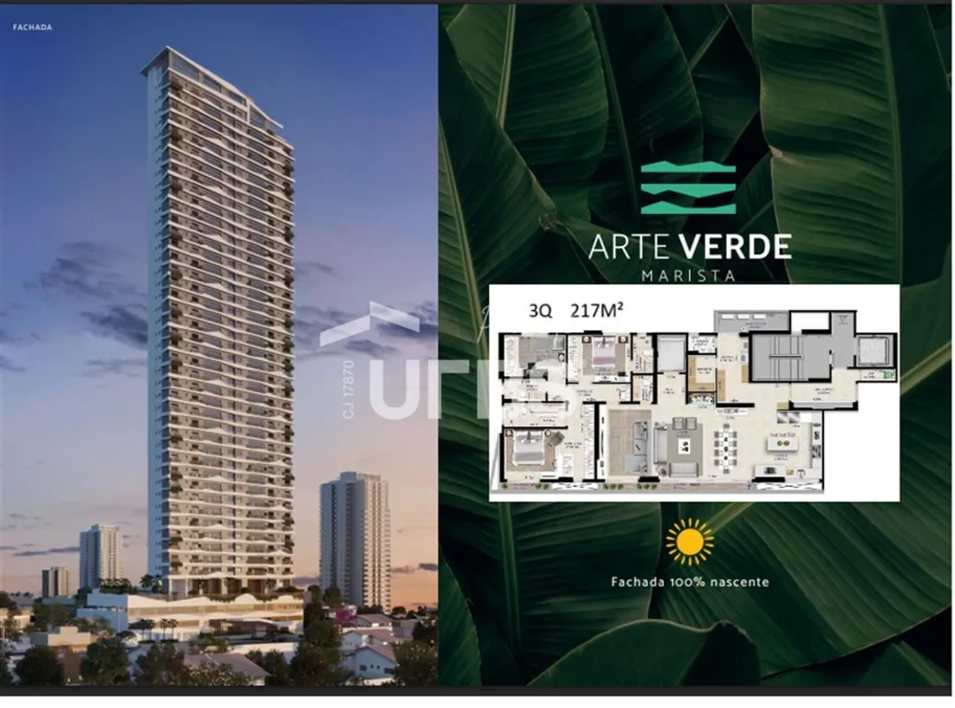 COD U-0033903 - Apartamento Novo de Alto Padrão no Arte Verde Marista | 217 m² |...