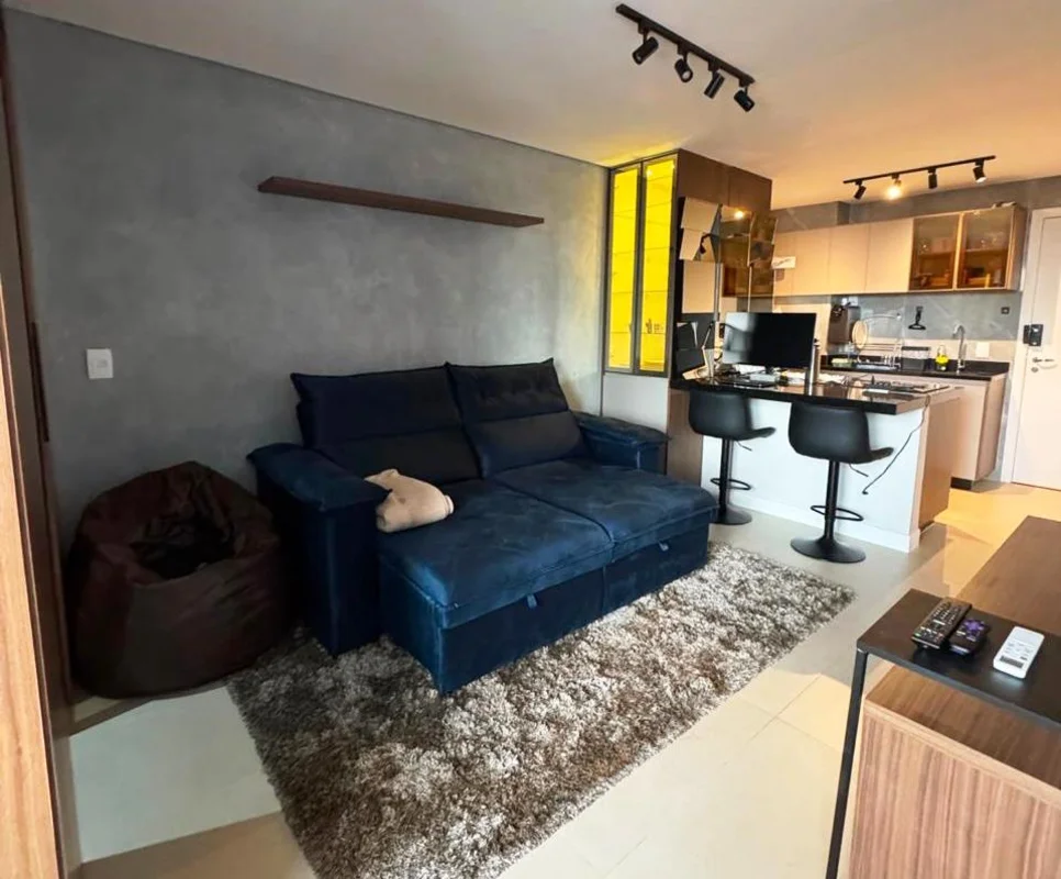 NOROESTE 1 QUARTO - MOBILIADO E DECORADO - VISTA EXTERNA - PERPENDICULAR - ACEIT...