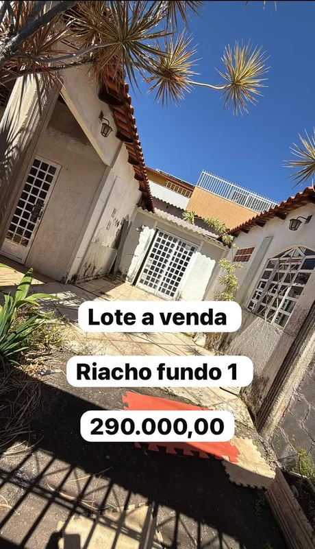 Oportunidade única no Riacho Fundo, DF: lote residencial escriturado com potenci...