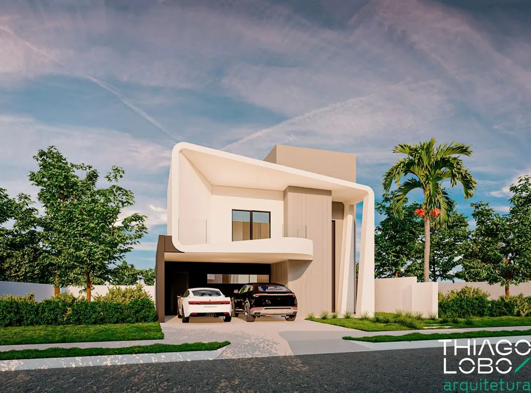 Sobrado de Alto Padrão | 4 Suítes | Automação CompletaUm sobrado contemporâneo q...
