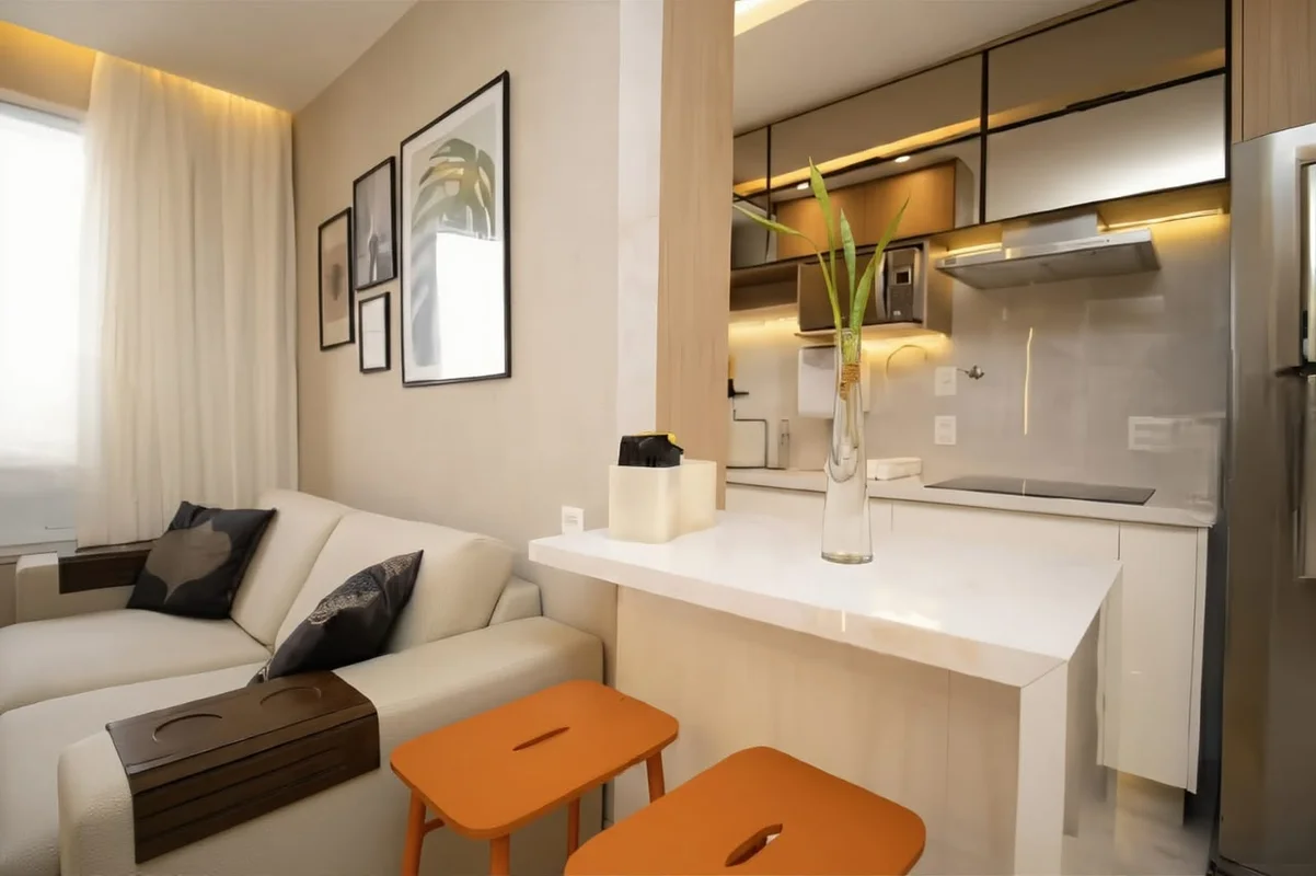 Concept Boutique Apartamento mobiliado e pronto para morar | Vista livre | Andar...