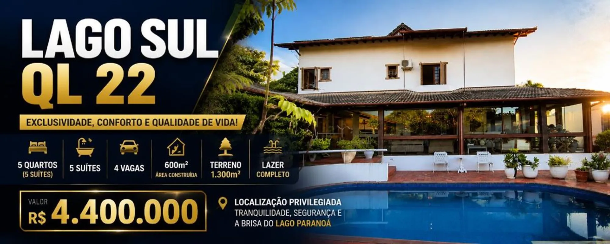Casa ampla, elegante e acolhedora, com excelente iluminação natural e posição so...