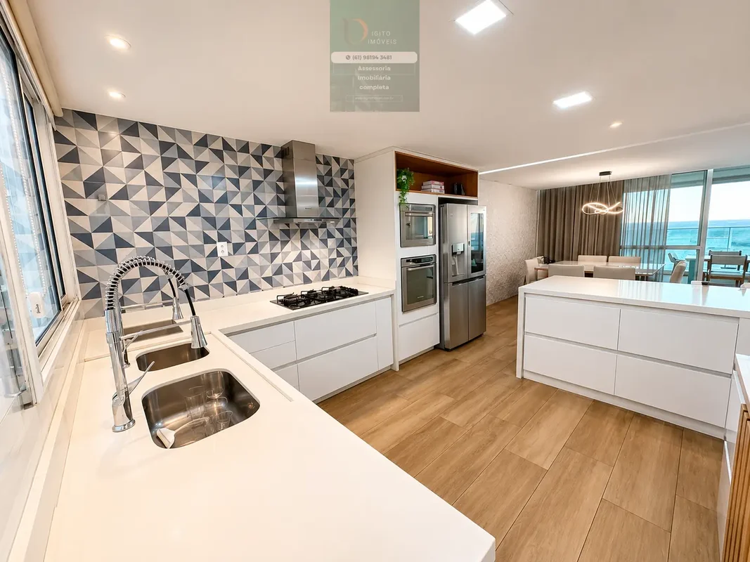 Apartamento 4 Quartos no Península Lazer Resort Águas Claras – 180m², Vista Livr...