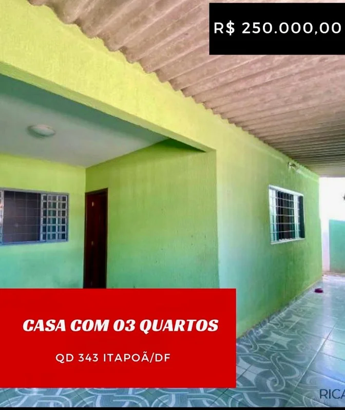 Conheça esta charmosa casa sobrado na Quadra 343, DEL LAGO II, Itapoã, DF. Com 3...