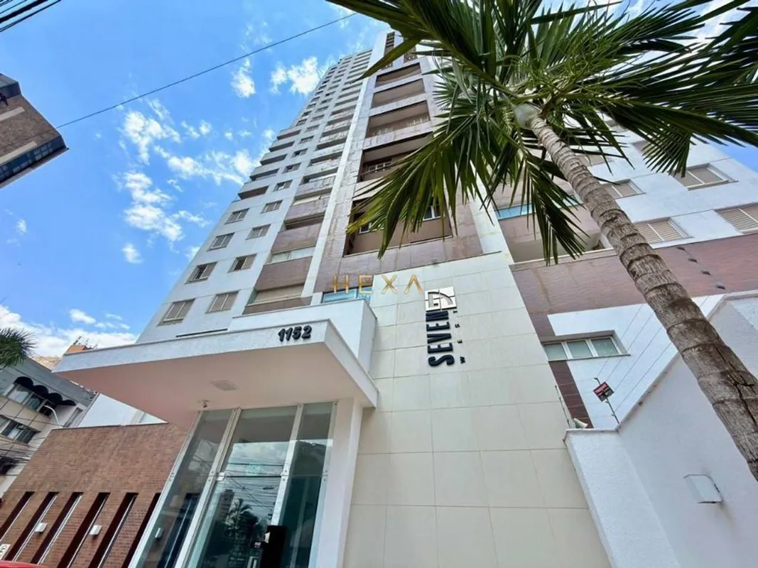 Apartamento mobiliado para locação no Seven West Setor Oeste em Goiânia.Localiza...