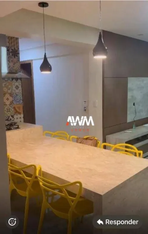 Apartamento MOBILIADO 2 Quartos- 1 Suíte, 2 vagas no Setor Sudoeste.Sala 2 ambie...
