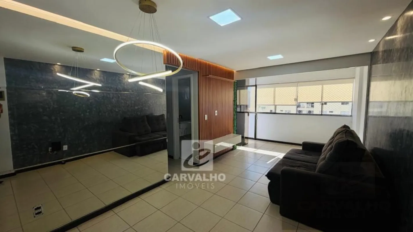 Apartamento 3 quartos, sendo 1 suíte, sala 2 ambiente e integrada com a sacada, ...