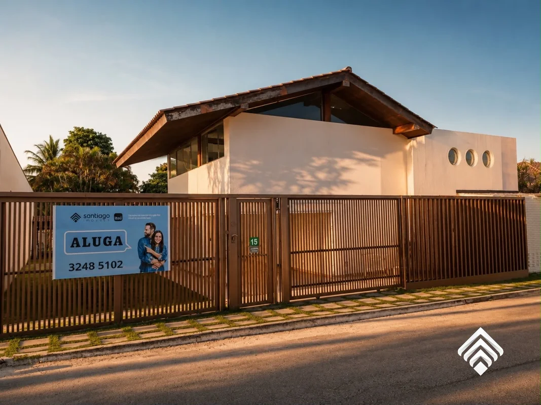 Casa térrea para locação na QI 03 do Lago Sul, em uma das localizações mais valo...