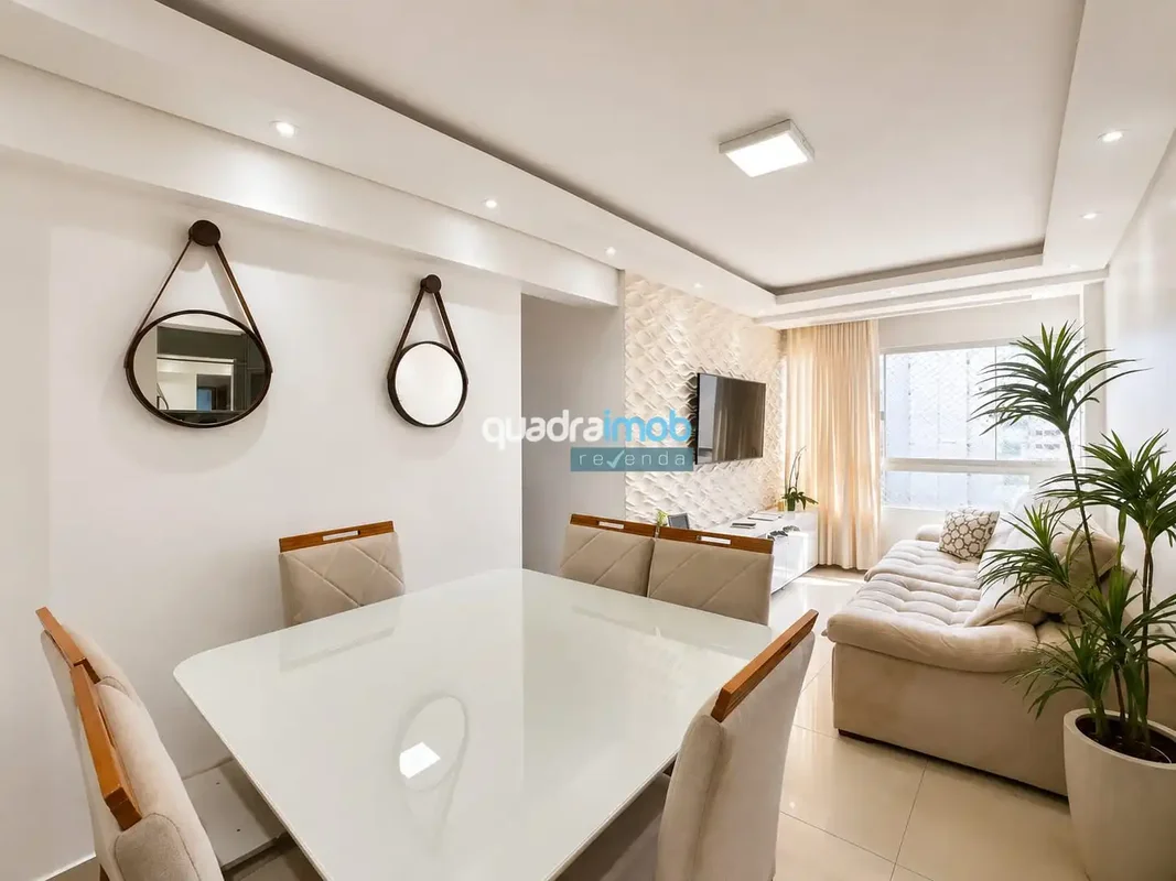 EXCELENTE APARTAMENTO EM TAGUATINGA, COM 64M², 3 QUARTOS, SUÍTE, 1 VAGA DE GARAG...