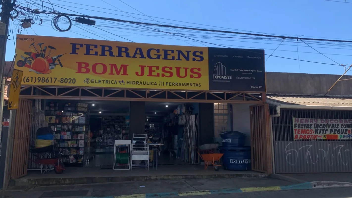 Loja de Ferragens Completa à Venda – Porteira Fechada | Riacho Fundo IIExcelente...