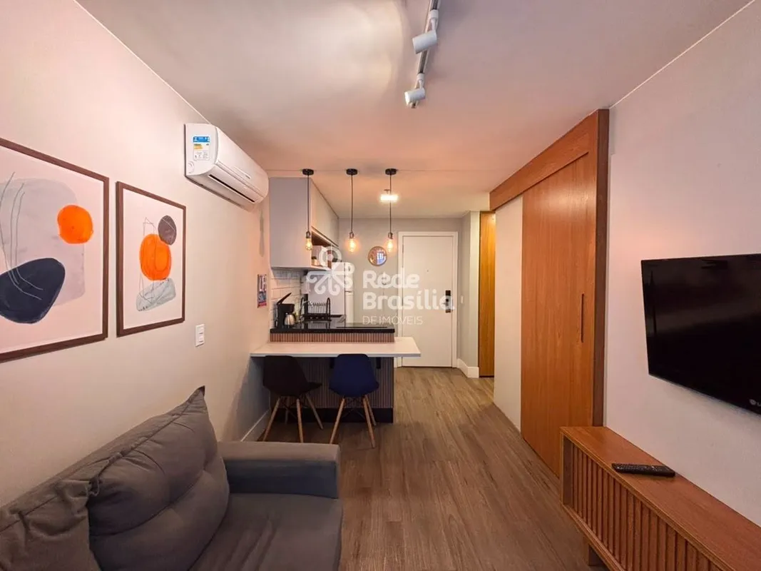 Flat / Apart-Hotel Mobiliado para Locação no Mercure Brasília LíderConforto, pra...