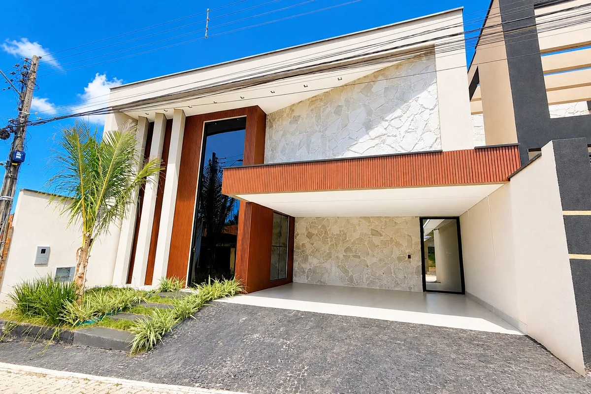 CASA DE ALTO PADRÃO À VENDA NO SHA CONJUNTO 5 | 4 SUÍTES E PISCINA DE BORDA INFI...