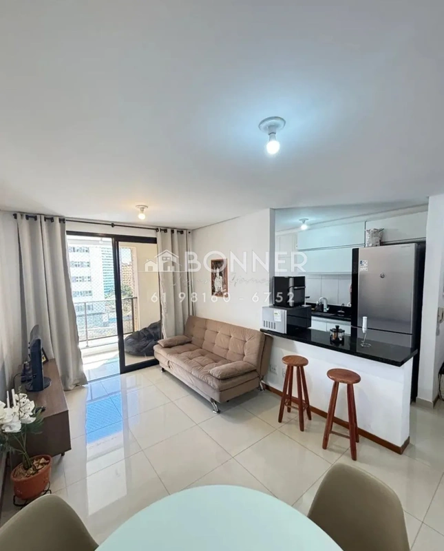 RES. MICHIGANRua 4 norte em Águas ClarasVENDO APT COM VARANDA1 quartoÁrea de 44m...