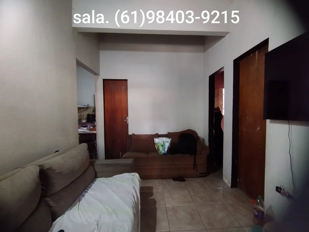 QN-7F CASA COM 3 QUARTOS, SALA, COZINHA, BANHEIRO SOCIAL, ÁREA DE SERVIÇO, CERÂM...