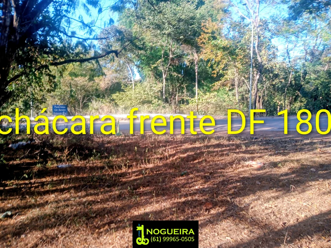 VENDO CHÁCARA DE 20.000 m2FRENTE DF 180 60 METROS DE FRENTE PARA RODOVIA, ÓTIMAP...