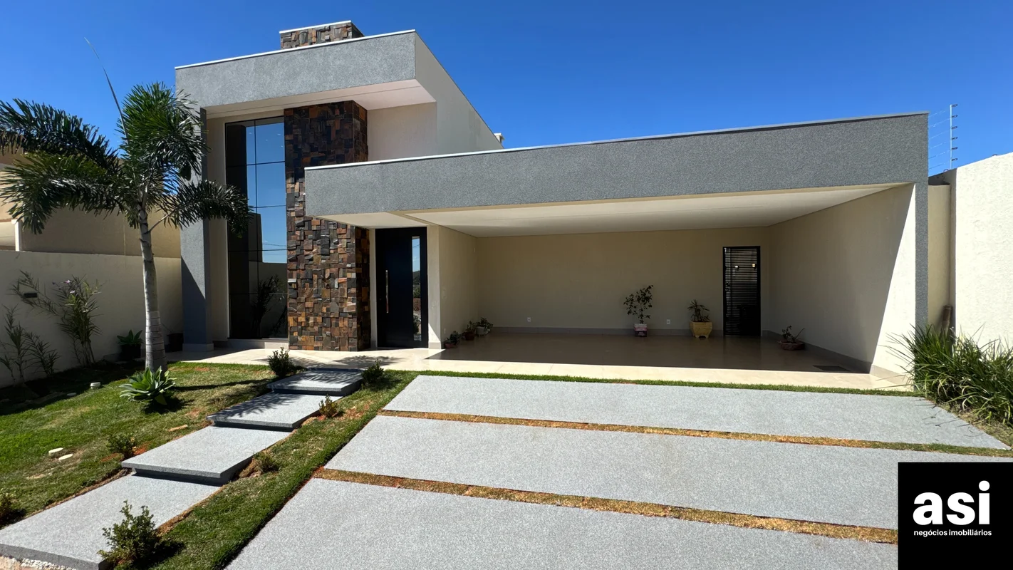 Casa Nova de Alto Padrão no Condomínio Jardins Europa – Jardim BotânicoApresenta...
