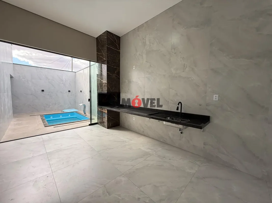 120m², casa nova, 3 quartos,suíte, piscina, churrasqueira R$ 599.000 Aceita Fina...