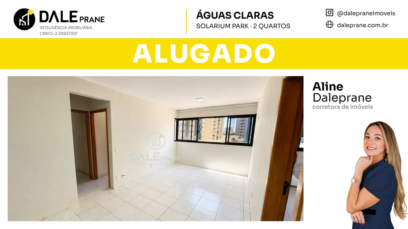 DALE ALUGA APARTAMENTO DE 2 QUARTOS COM SUÍTE, ARMÁRIOS E EXCELENTE LOCALIZAÇÃO!...