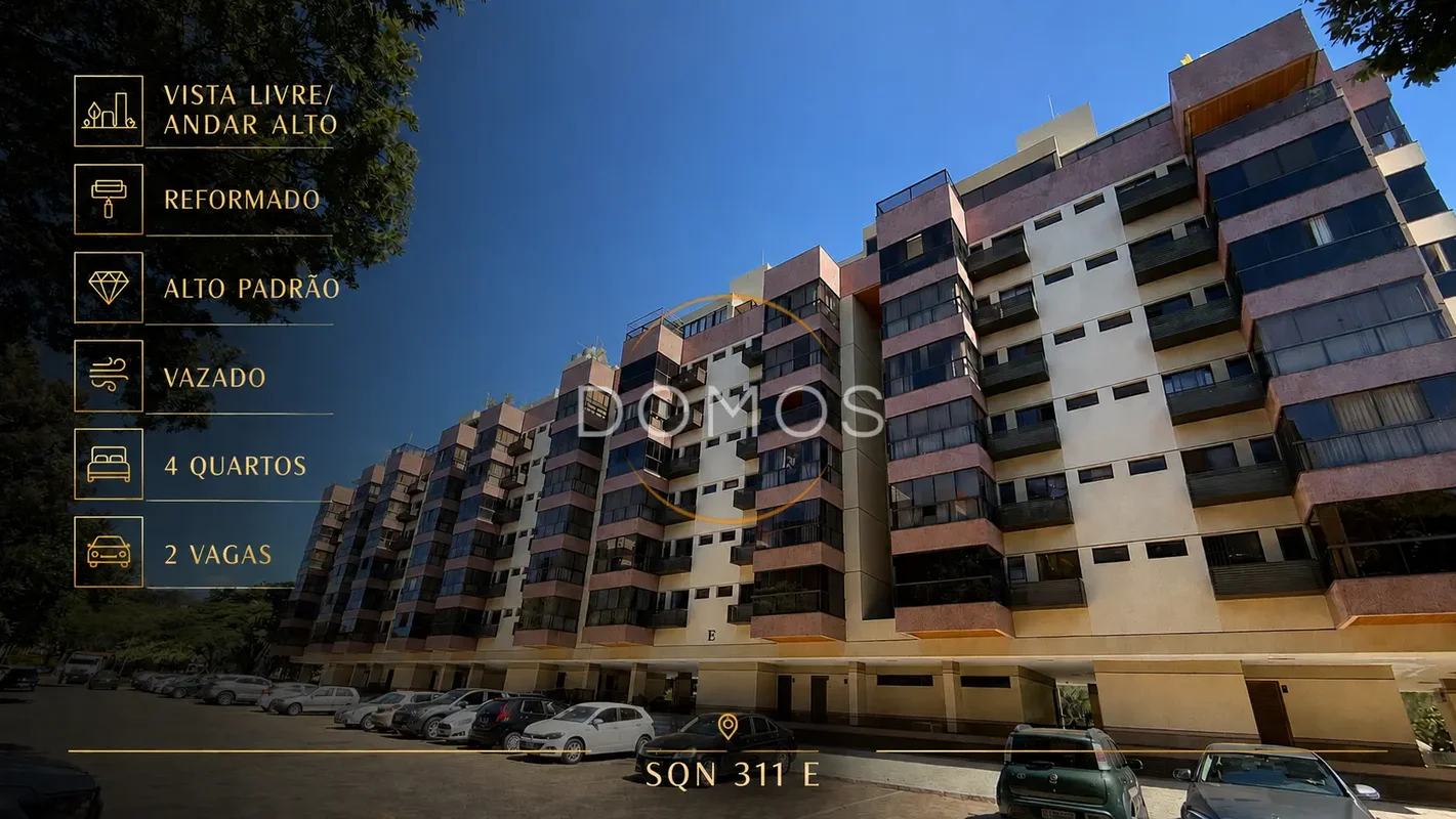 UM DOS APARTAMENTOS MAIS ESPECIAIS DA SQN 311Alguns imóveis chamam atenção pelas...