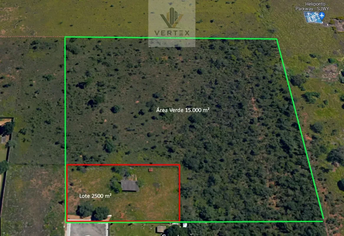 Maravilhoso lote na quadra 12 do Park Way com 15.000 m2 de área verde!!!!O grand...