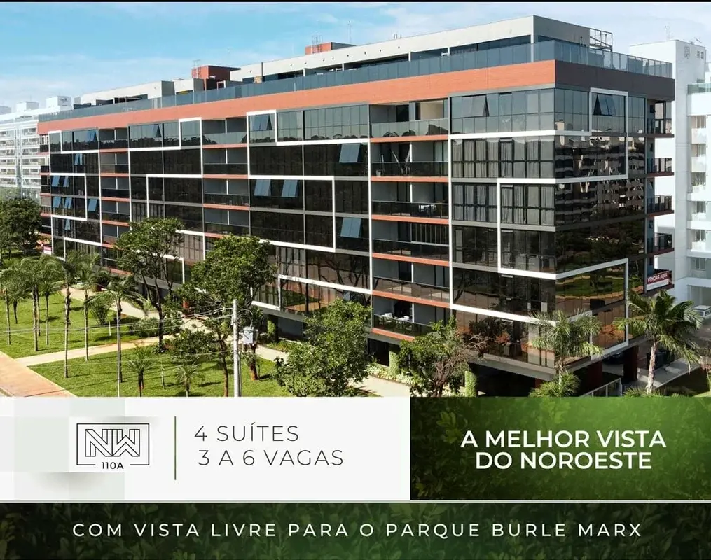 EXCLUSIVO - 4 SUÍTES VAZADO - 3 vagas e Depósito 4,5m² - VISTA LIVRE PARQUE - La...