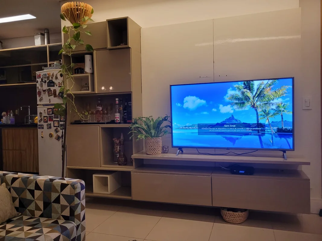 2qts, sendo 2 suítes 80 m²Canto1 LavaboCozinha americana Vista livreAndar altoVa...