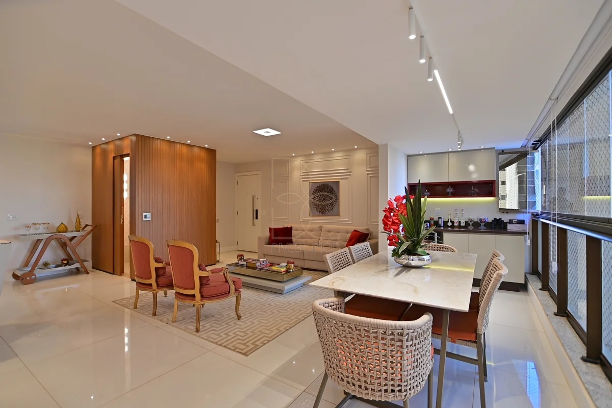 BE INVEST IMOB VENDE:Apartamento Exclusivo | 184 m² | 4 Suítes | Andar Alto | Th...