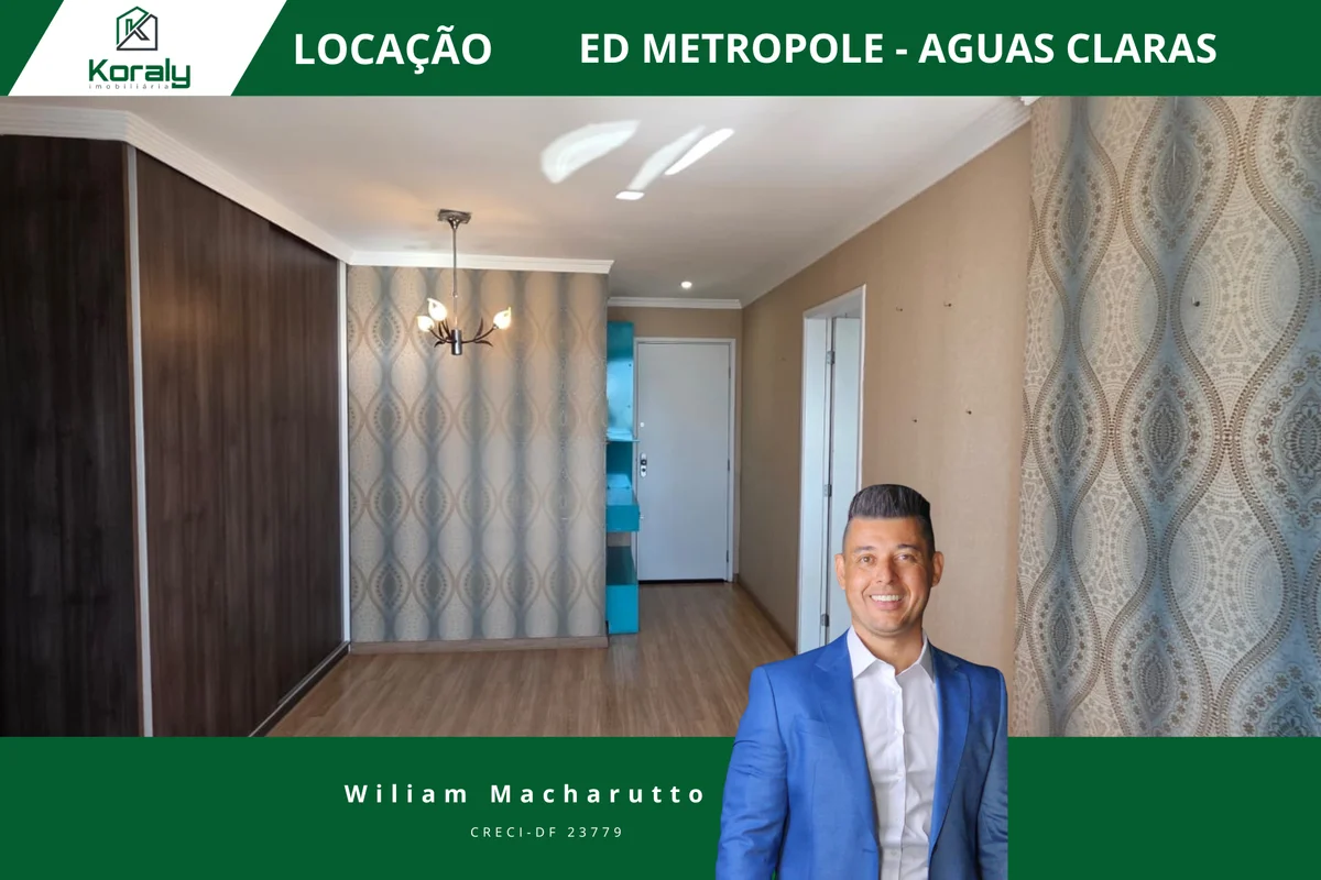 Kit 1 Quarto no Metrópole Shopping – Águas ClarasExcelente oportunidade para que...