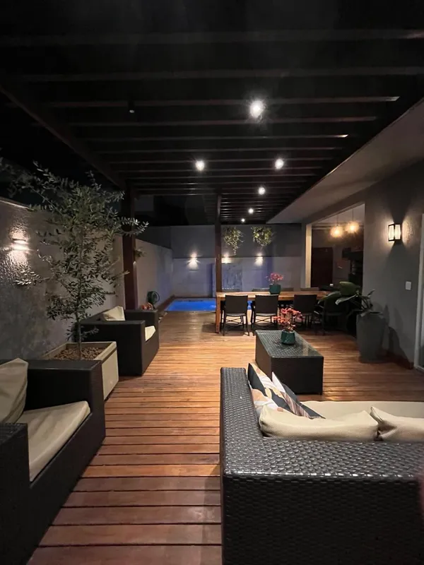 Sobrado à venda no Jardins LisboaFachadaCom Brise e portão no aço cortemGaragem ...