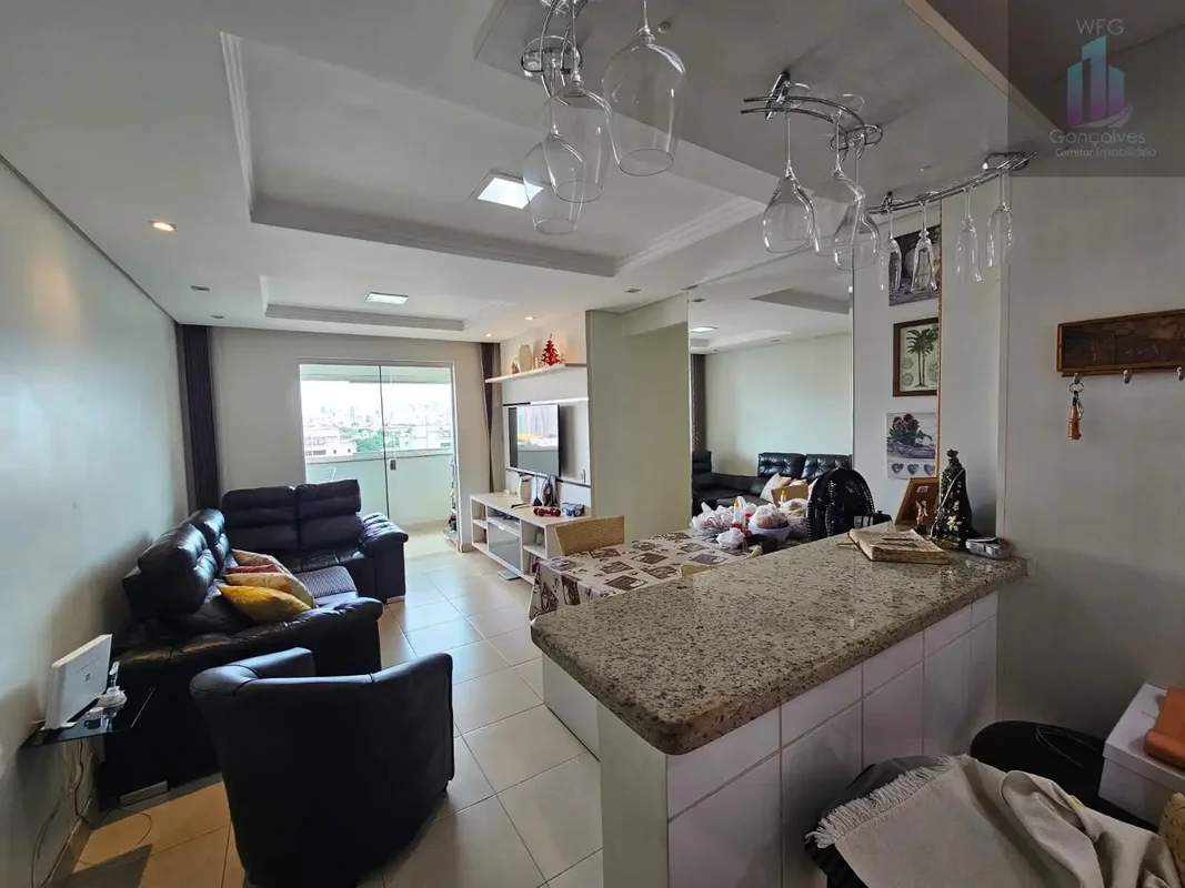APARTAMENTO(MOBILIADO ) 3 QUARTOS COM SUÍTE, 2 VAGAS E 100% NASCENTE NO SETOR CR...