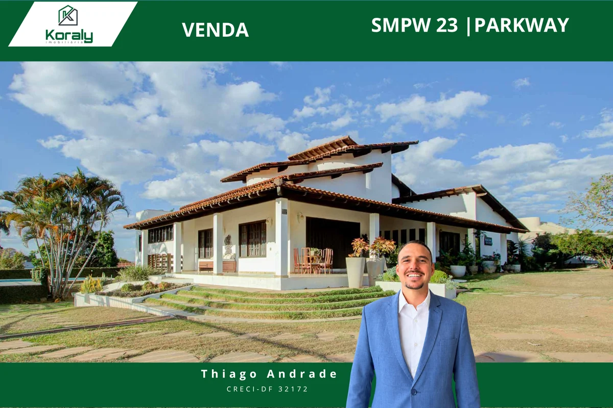 Residência de alto padrão no SMPW — Setor de Mansões Park Way, um dos endereços ...