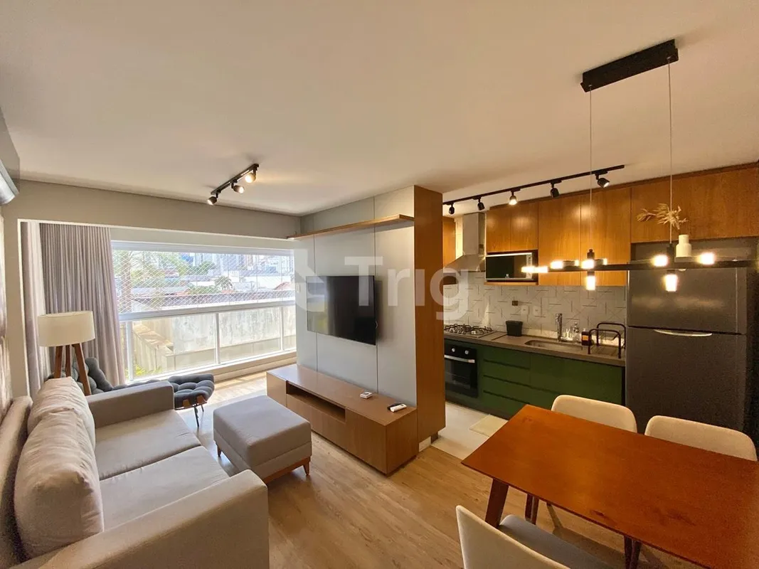 Apartamento moderno e mobiliado de 62 m², funcional e pronto para morar, com 2 q...