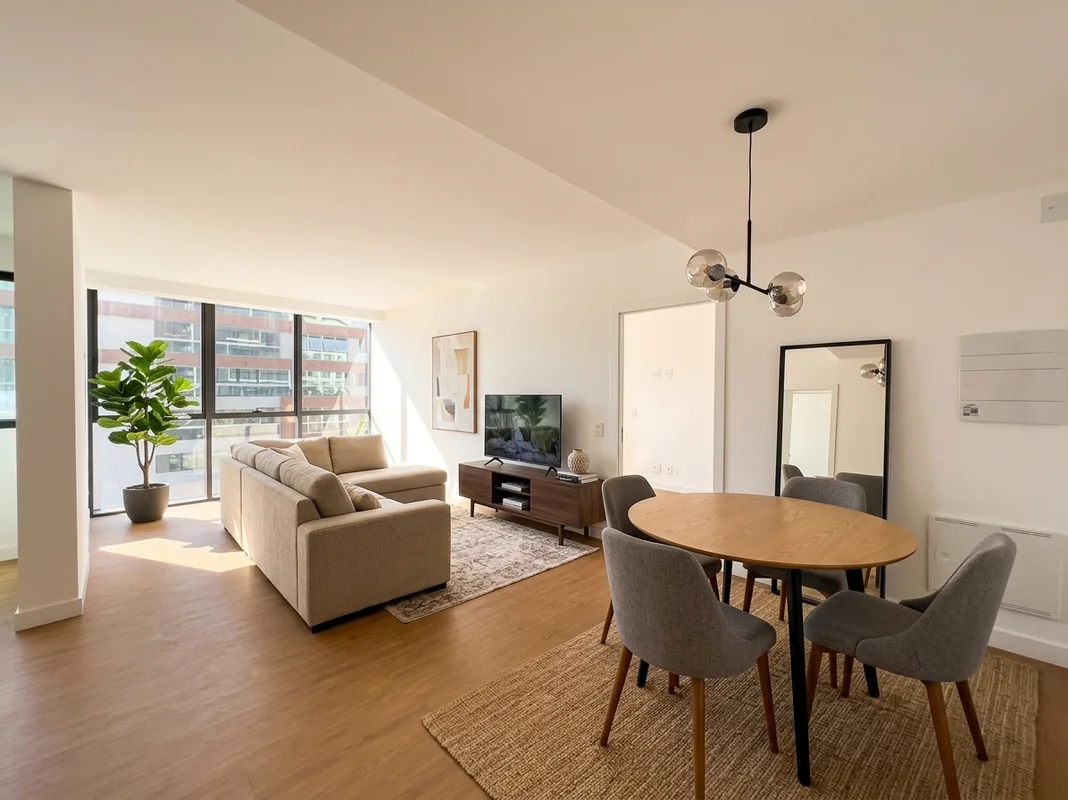om 84,67m² bem distribuídos, ele é moderno, funcional e pronto para receber uma ...