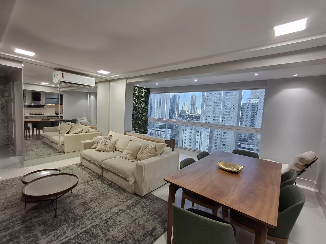 Alugo apartamento no Edificio Like Bueno de 3 quartos completo em mobília e armá...