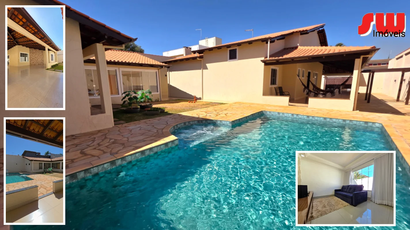 Linda Casa Térrea com 4 suítes na rua do JockeyCONFIRA O VÍDEO DO ANÚNCIO !!!Lot...