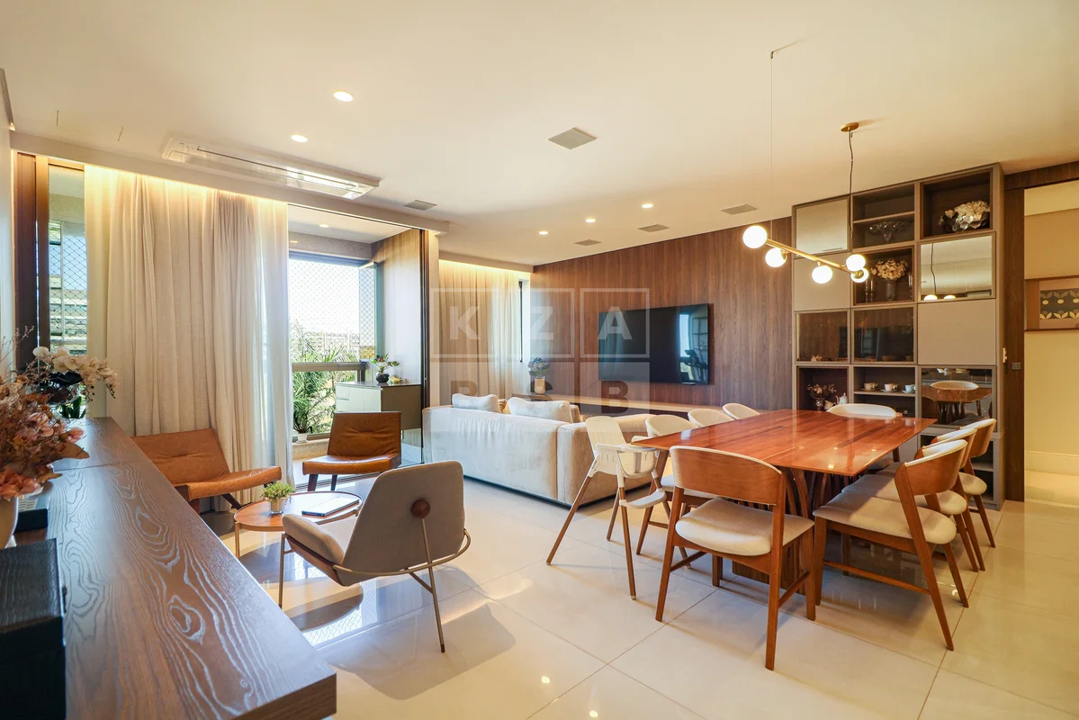 Apartamento IMPECÁVEL com 3 suítes e 164m2Projeto de arquitetura , iluminação e ...