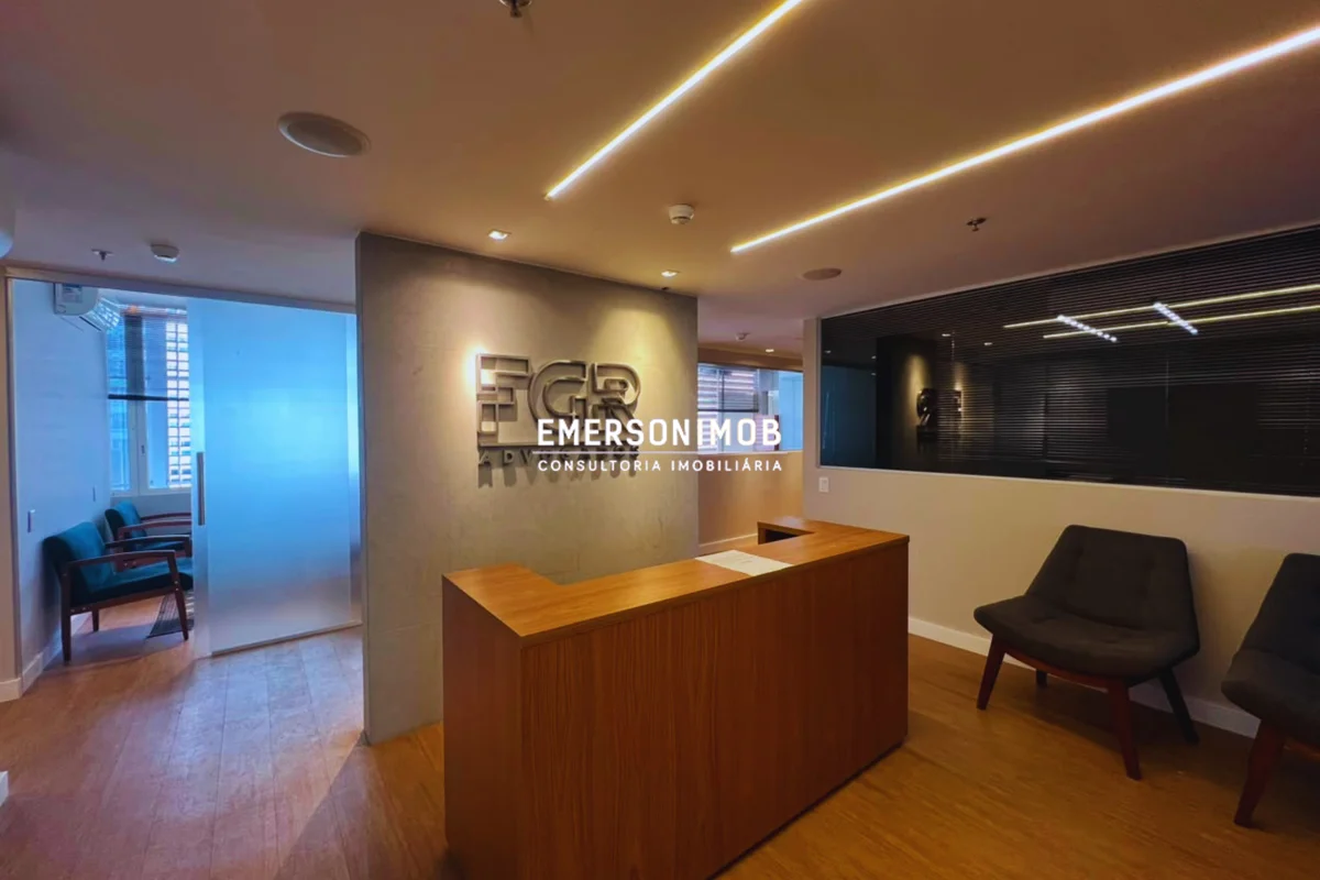 Sala mobiliada de 112m² para locação no conjunto Nacional, SDN Lote Único, ASA N...