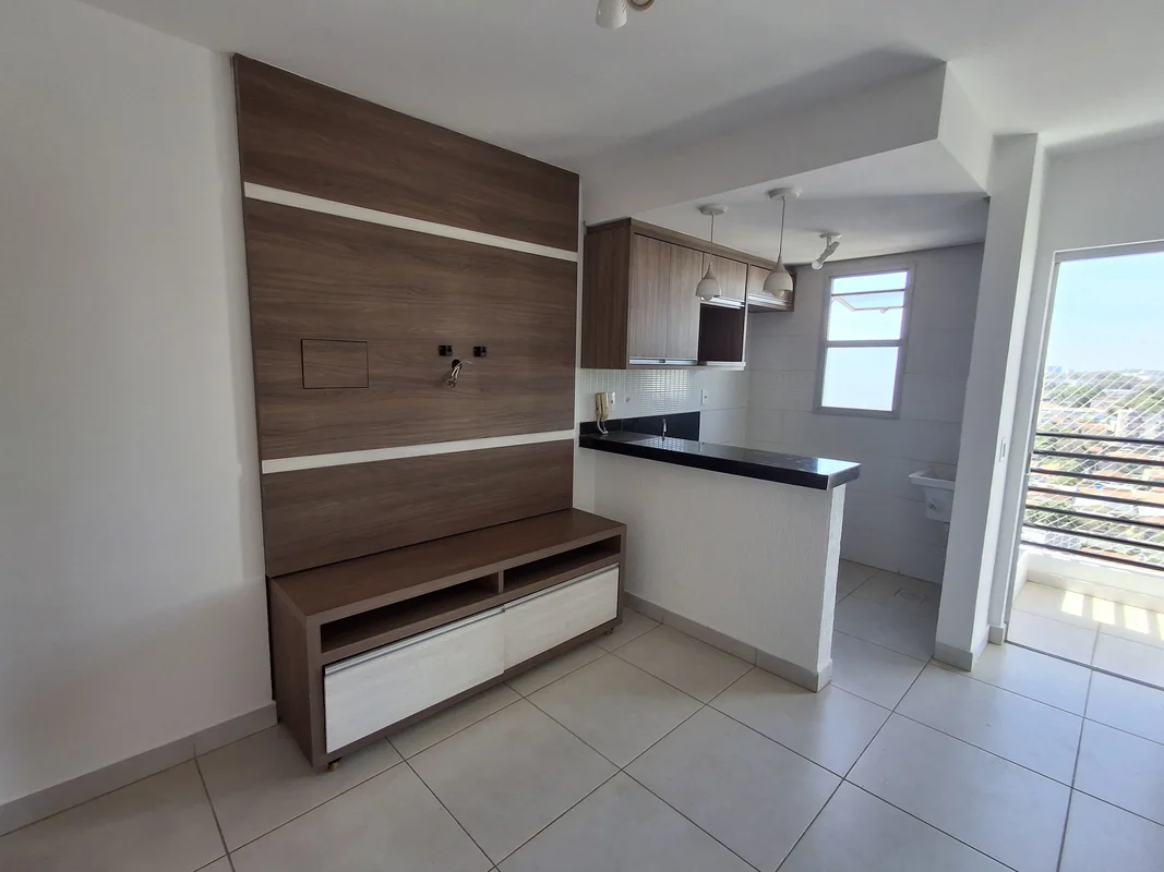 Apartamento para Aluguel no Edifício Art Way de 1 quarto completo em armários pl...
