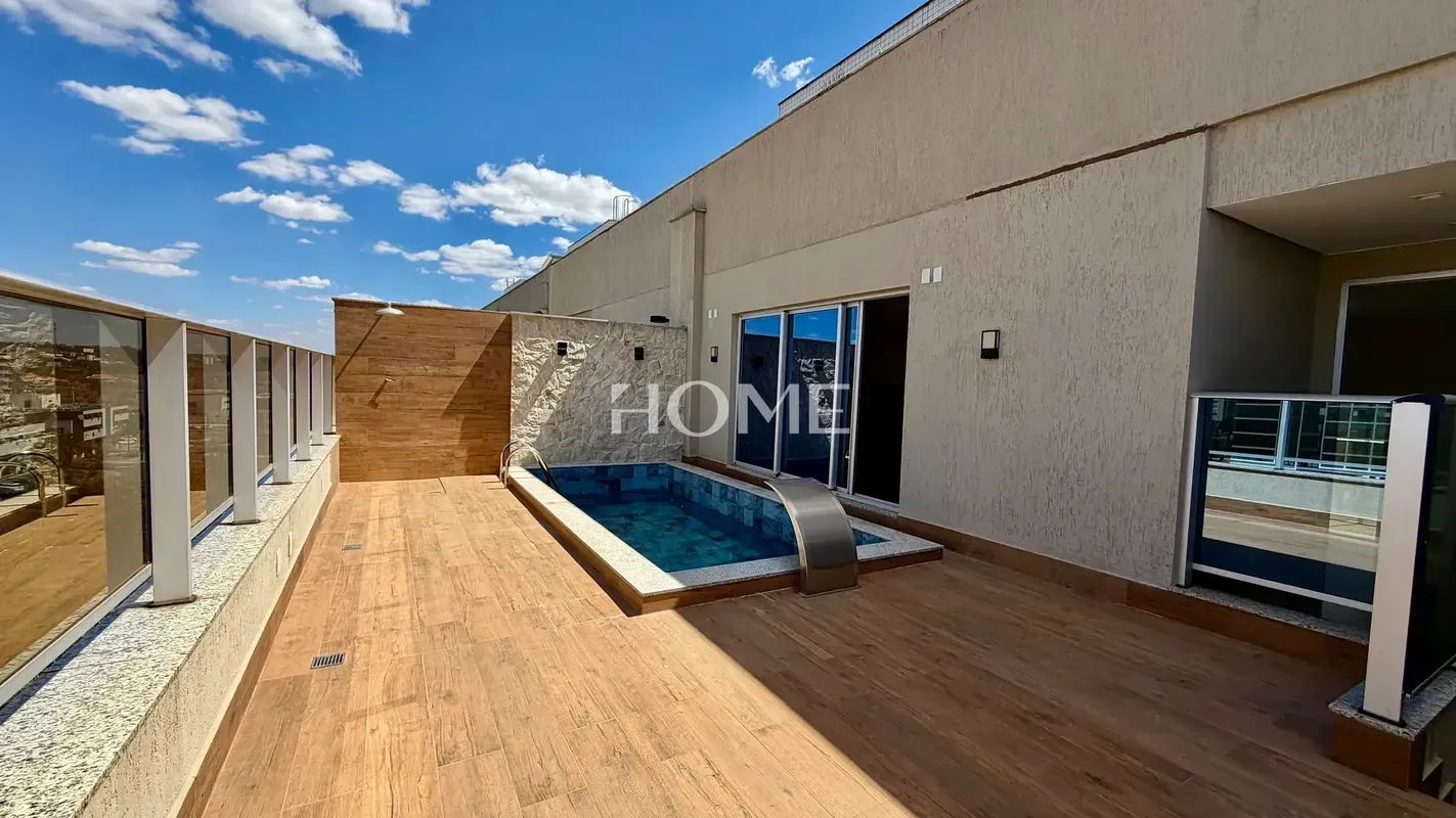 HOME VENDE :COBERTURA DUPLEX NO RESERVA NOROESTE, COMPOSTA POR:PAVIMENTO INFERIO...