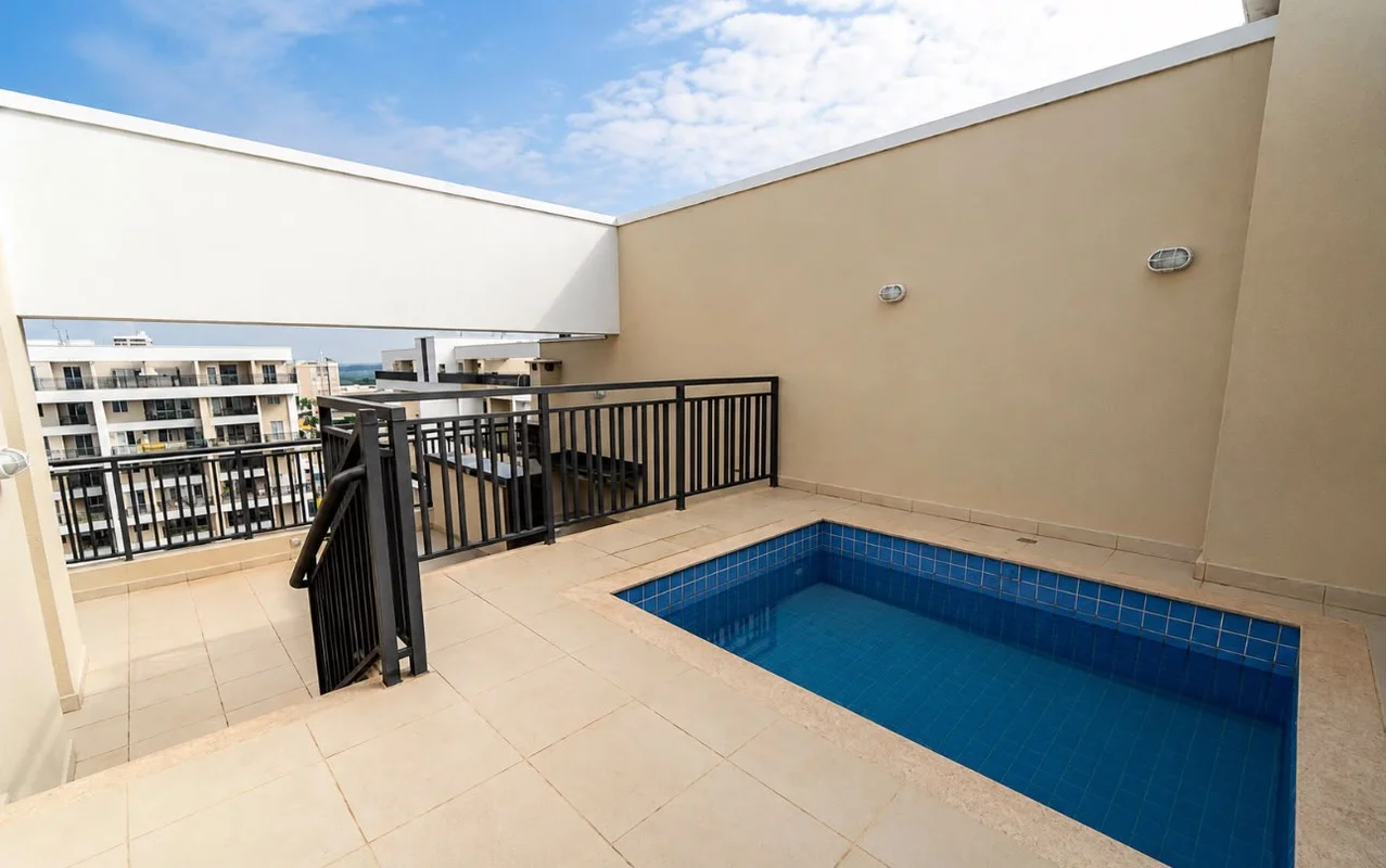 COBERTURA 94m- Taguá life CENTER - 94m- Piscina privativa - Churrasqueira privat...
